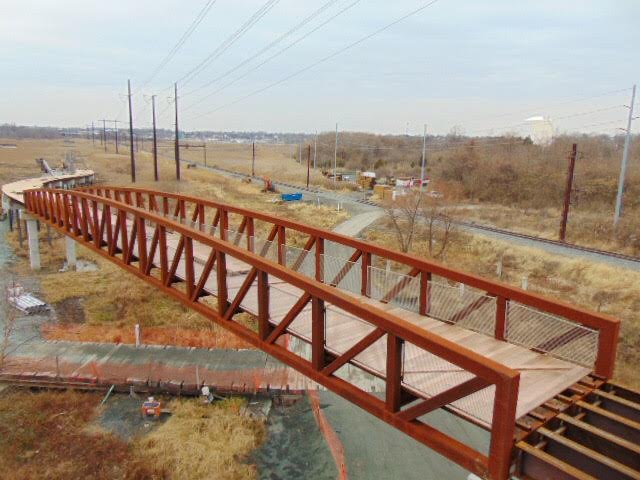 185′ Modified Bow Made of Weathering Steel in Dover, DE